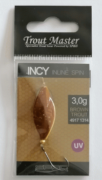 trout master spin spoon brown trout